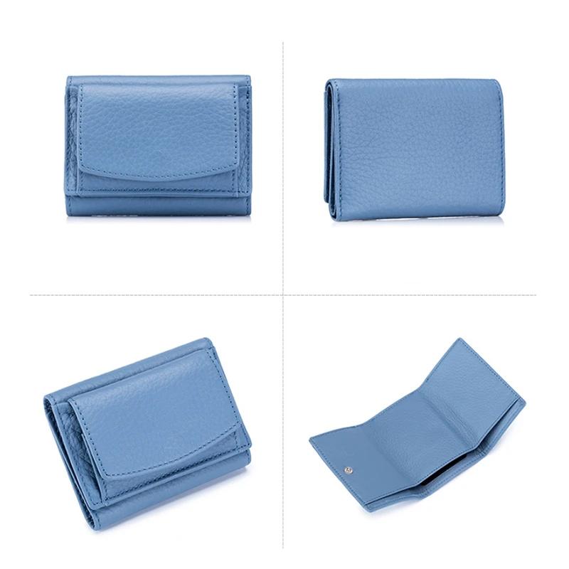 Cartera RFID artesanal de piel suave