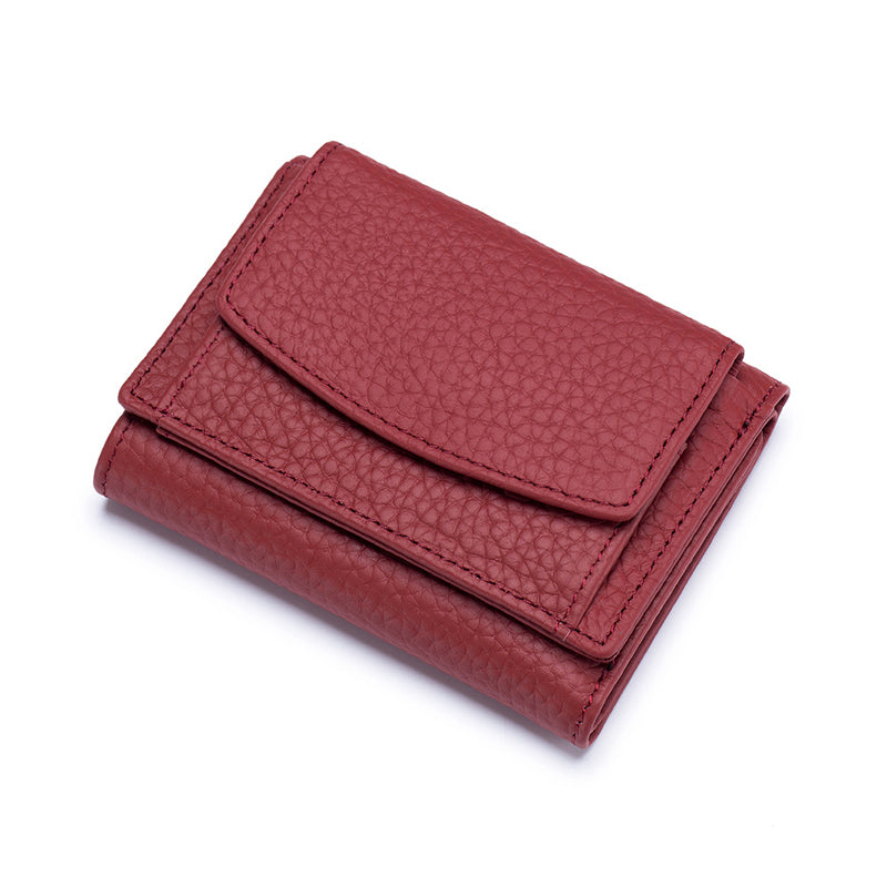 Cartera RFID artesanal de piel suave
