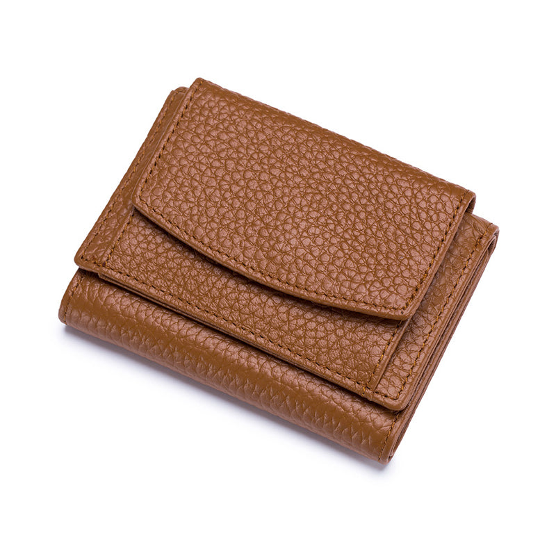 Cartera RFID artesanal de piel suave