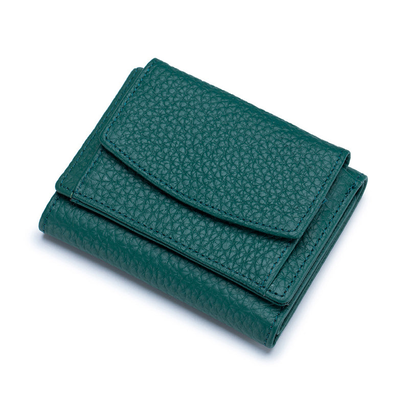 Cartera RFID artesanal de piel suave