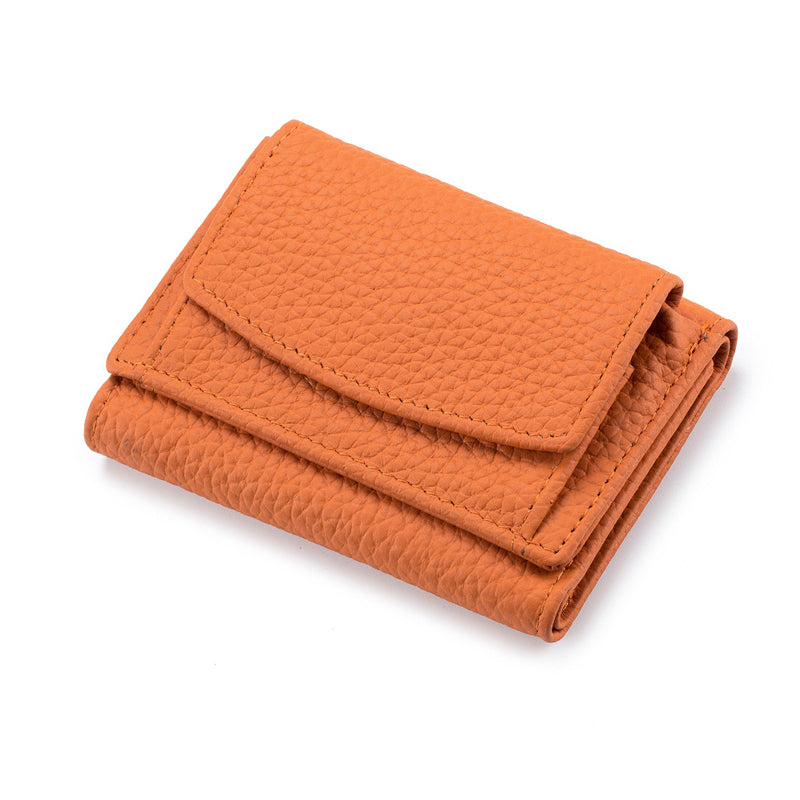 Cartera RFID artesanal de piel suave