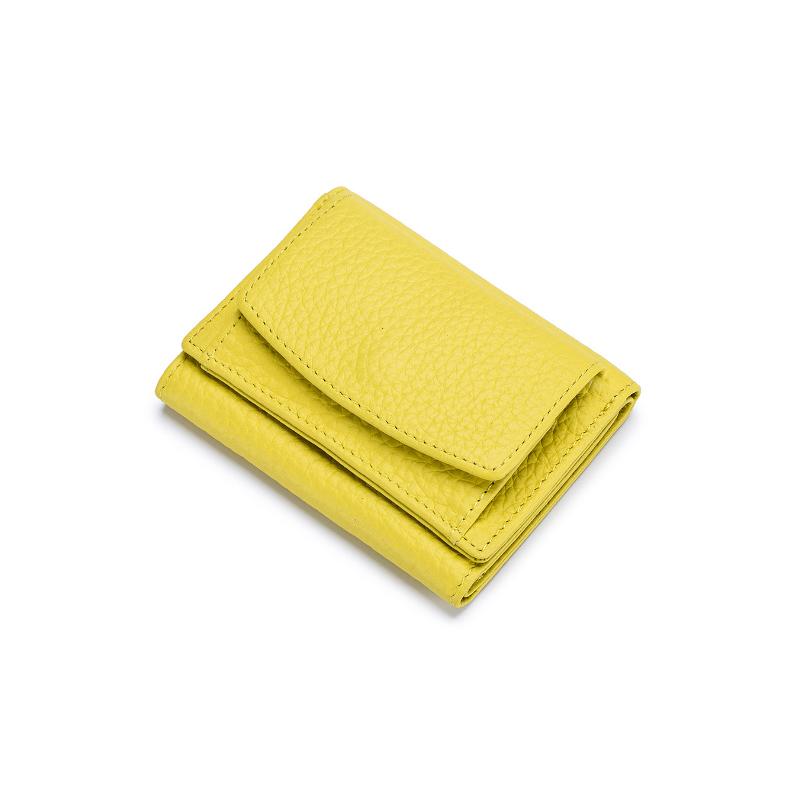 Cartera RFID artesanal de piel suave