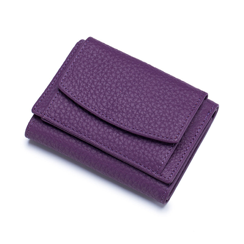 Cartera RFID artesanal de piel suave