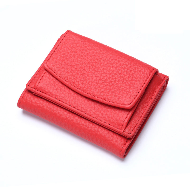 Cartera RFID artesanal de piel suave
