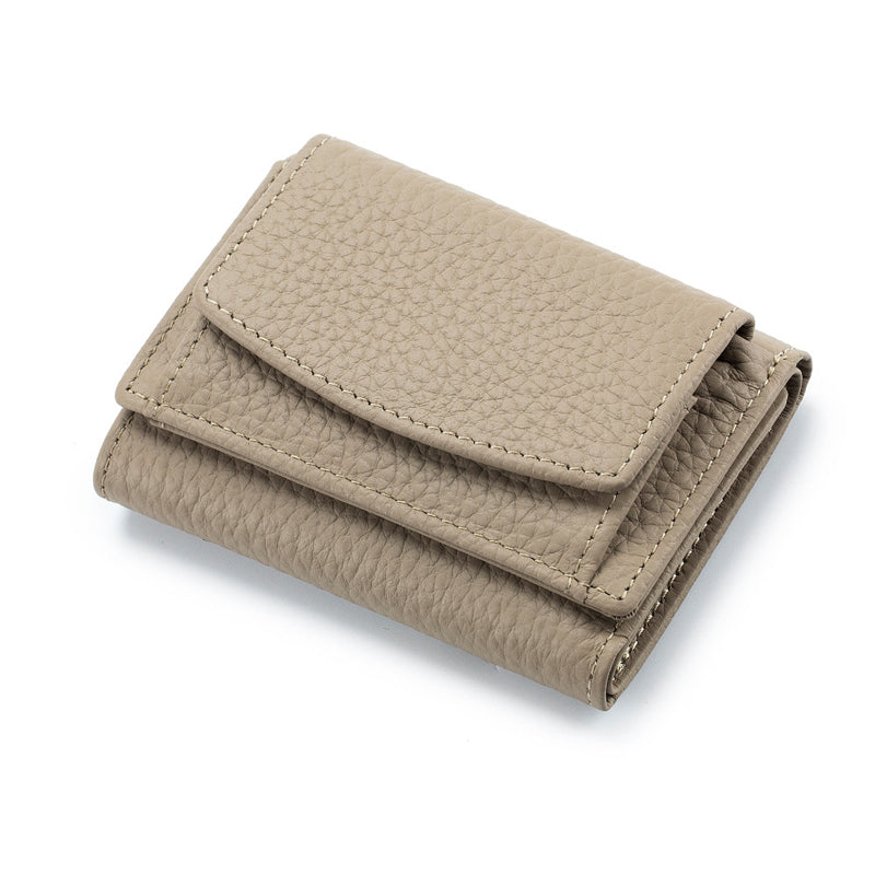 Cartera RFID artesanal de piel suave