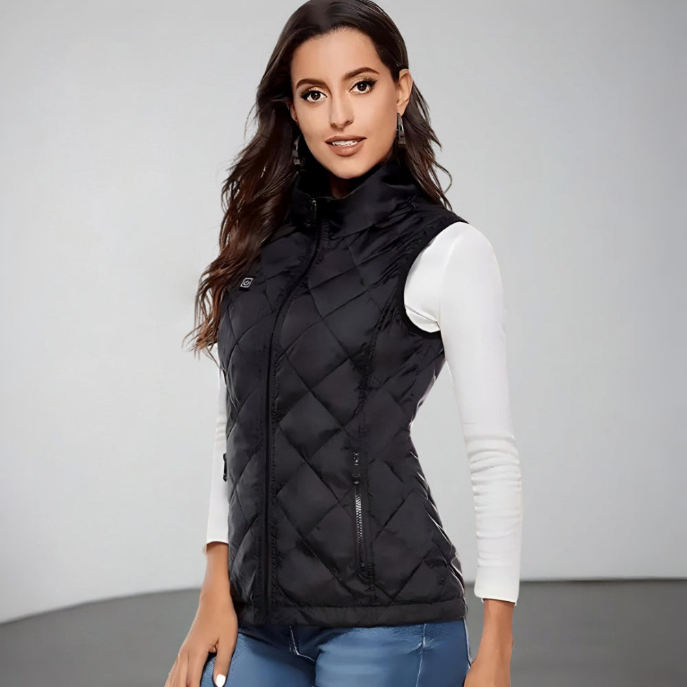 Chaleco calefactable para mujer con calefacción eléctrica