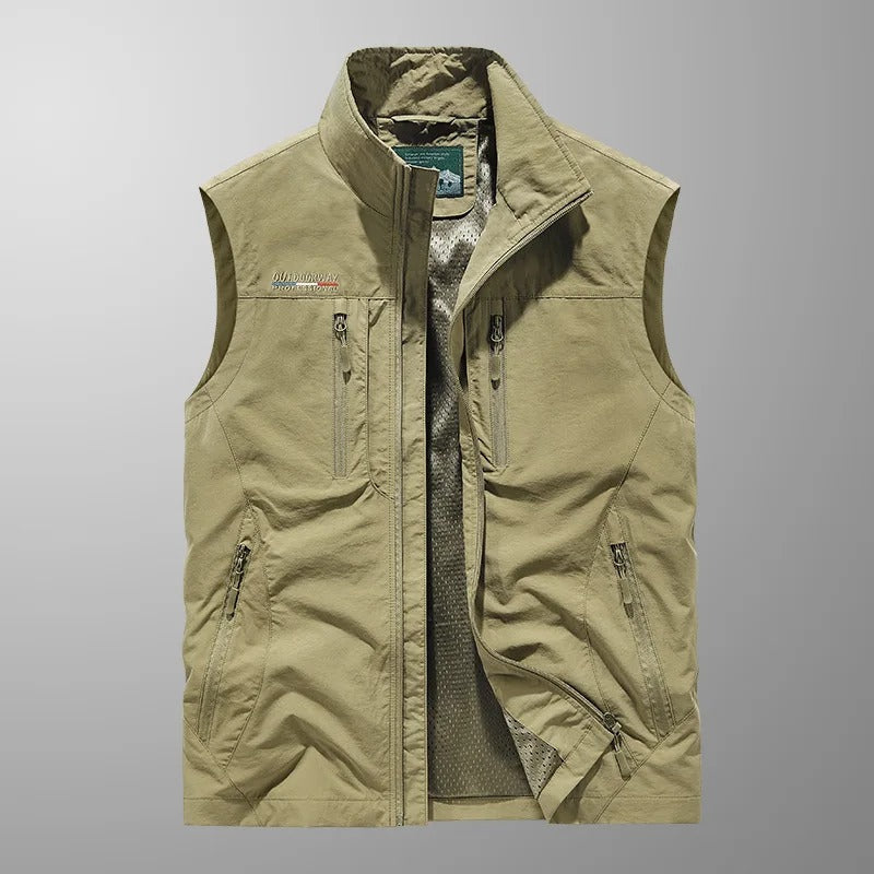 Chaleco outdoor con cremallera completa para hombre Ryan