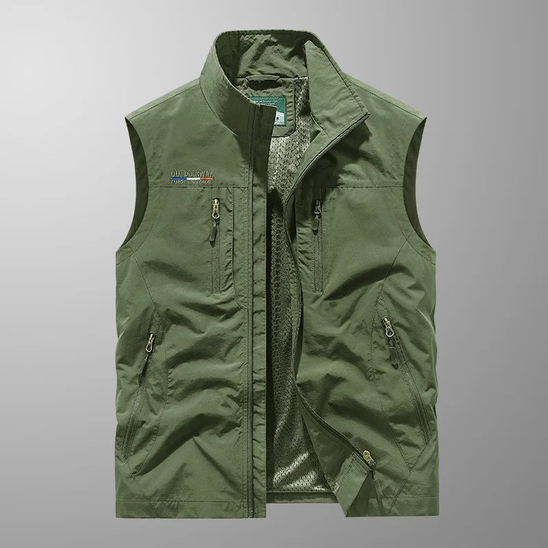 Chaleco outdoor con cremallera completa para hombre Ryan