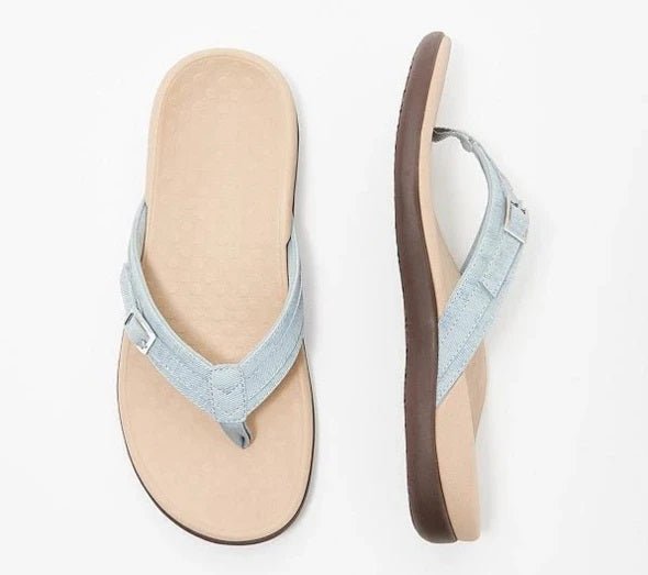 Chanclas ortopédicas con soporte de arco para mujer