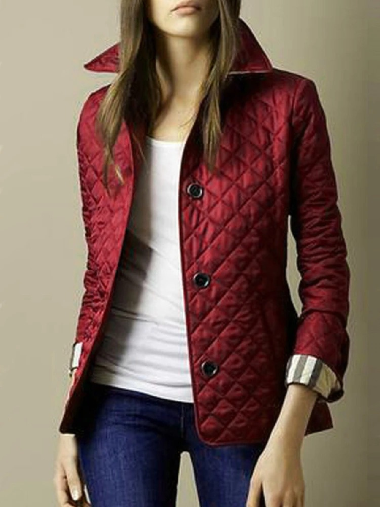 Chaqueta acolchada ligera para mujer de uso diario