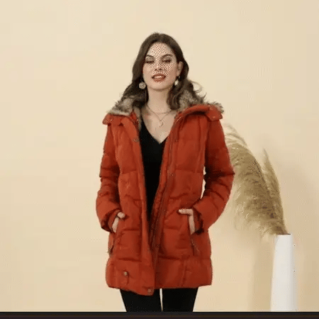 Chaqueta de invierno impermeable con forro polar GlacierGuard para mujer