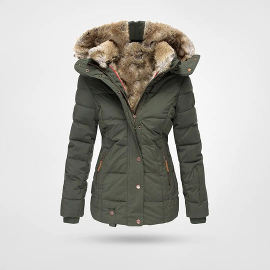 Chaqueta de invierno impermeable con forro polar GlacierGuard para mujer