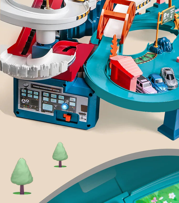 Circuito de coches interactivo para niños
