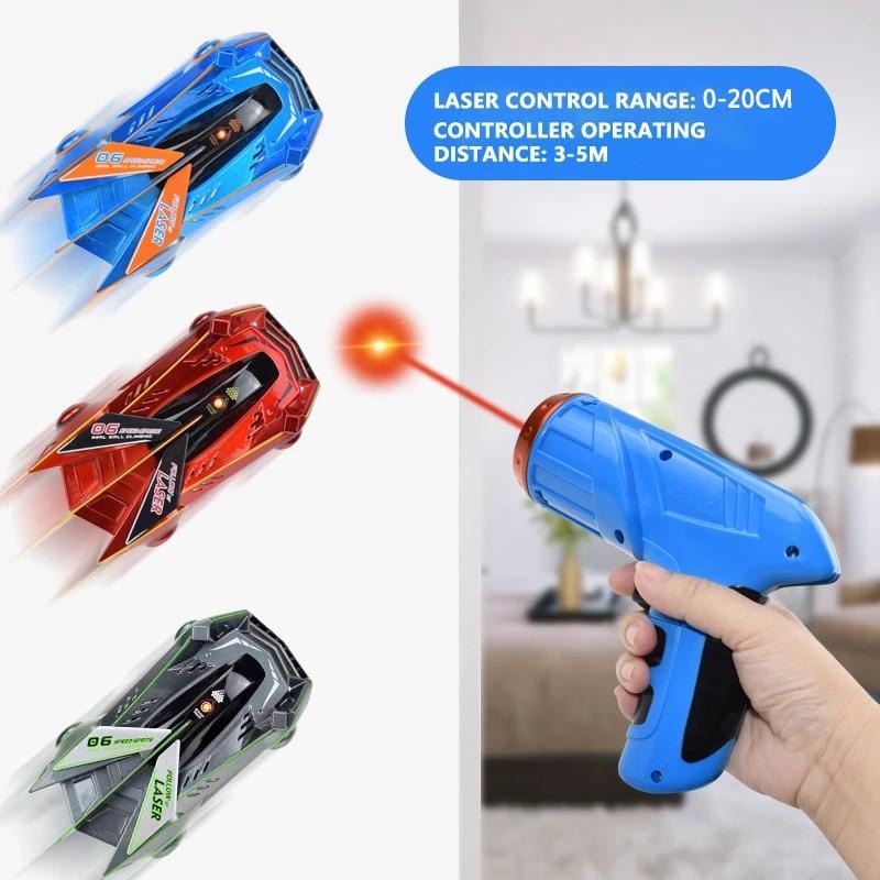 Coche RC Trepador de Paredes con Luces Láser