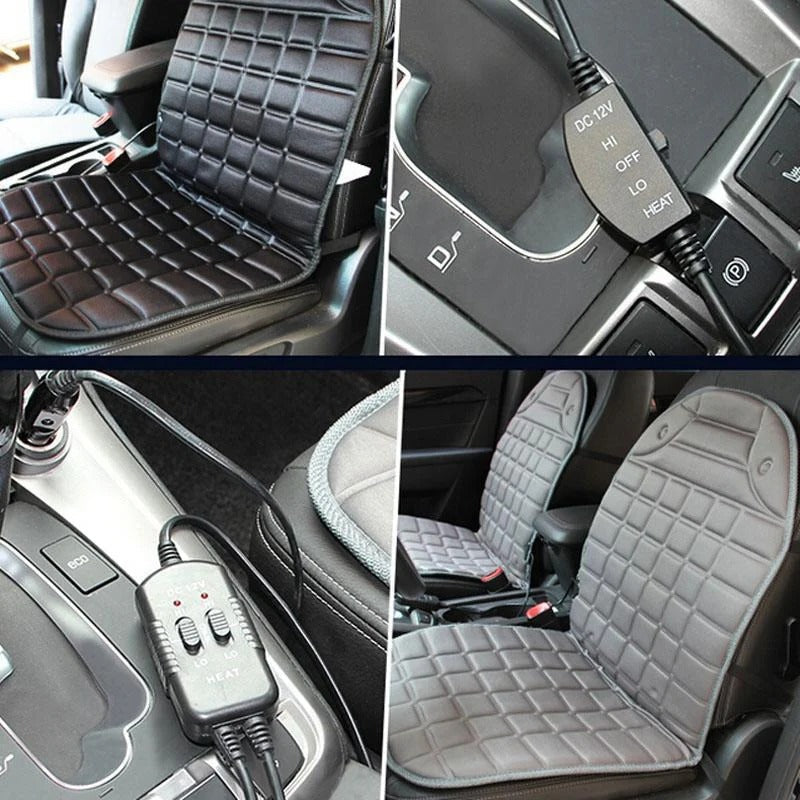Cojín calefactable para asiento de coche