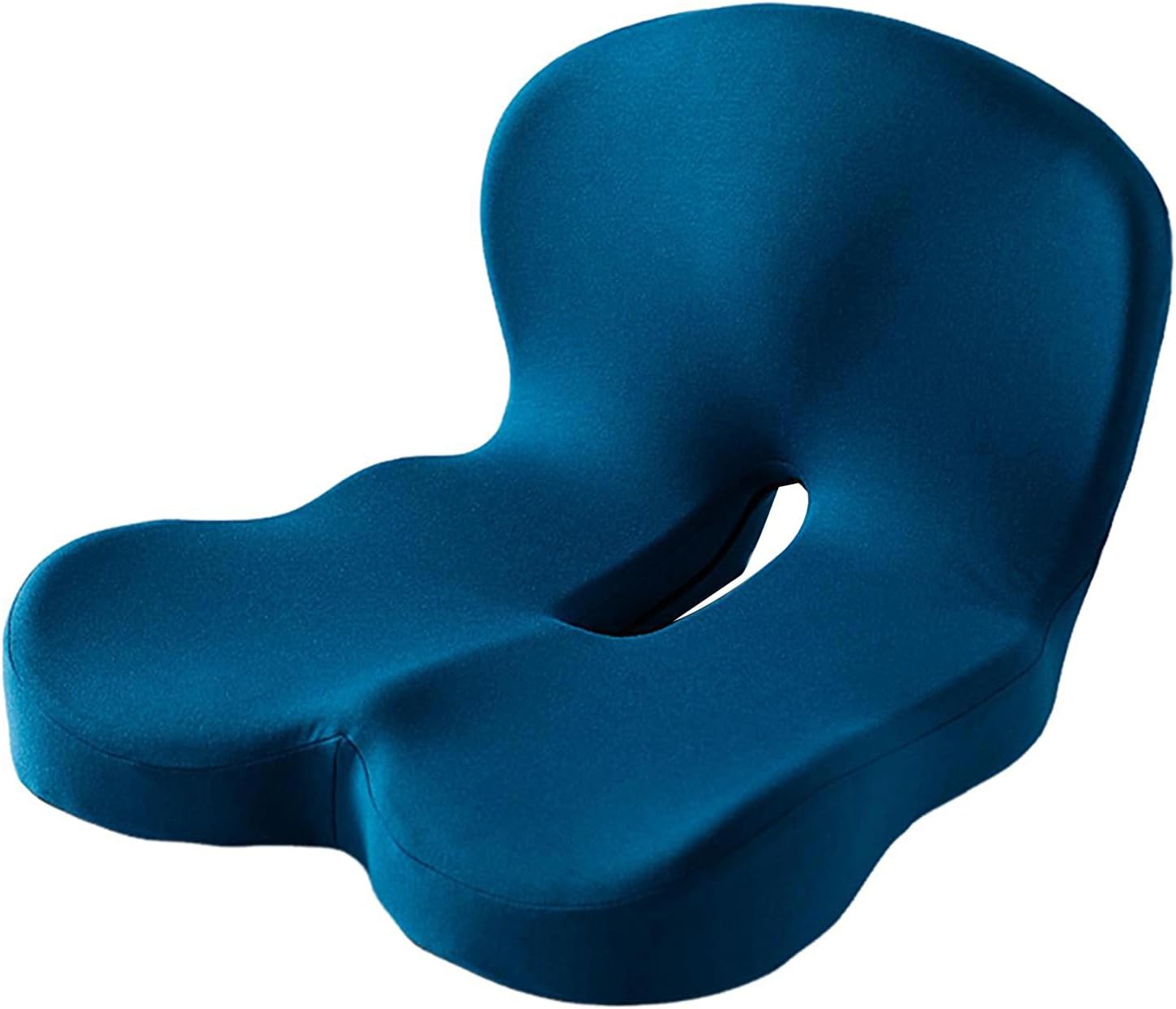 Cojín de asiento ergonómico de espuma viscoelástica con alivio de presión y base antideslizante