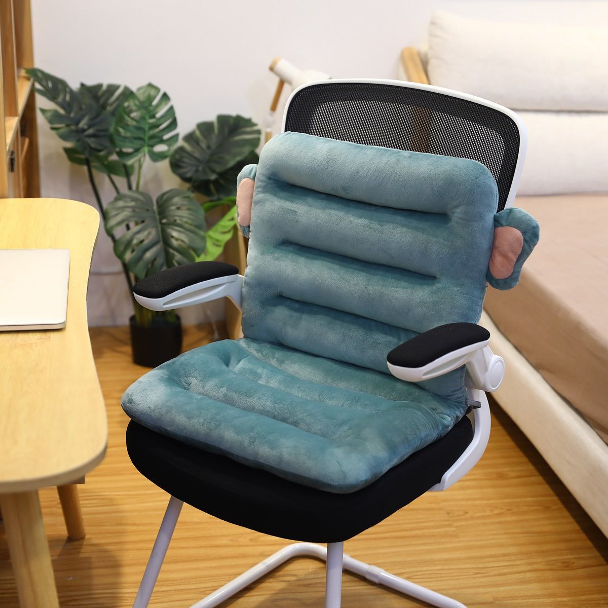Cojín de asiento ortopédico ErgoRelief para alivio de presión y comodidad para espalda y cóccix