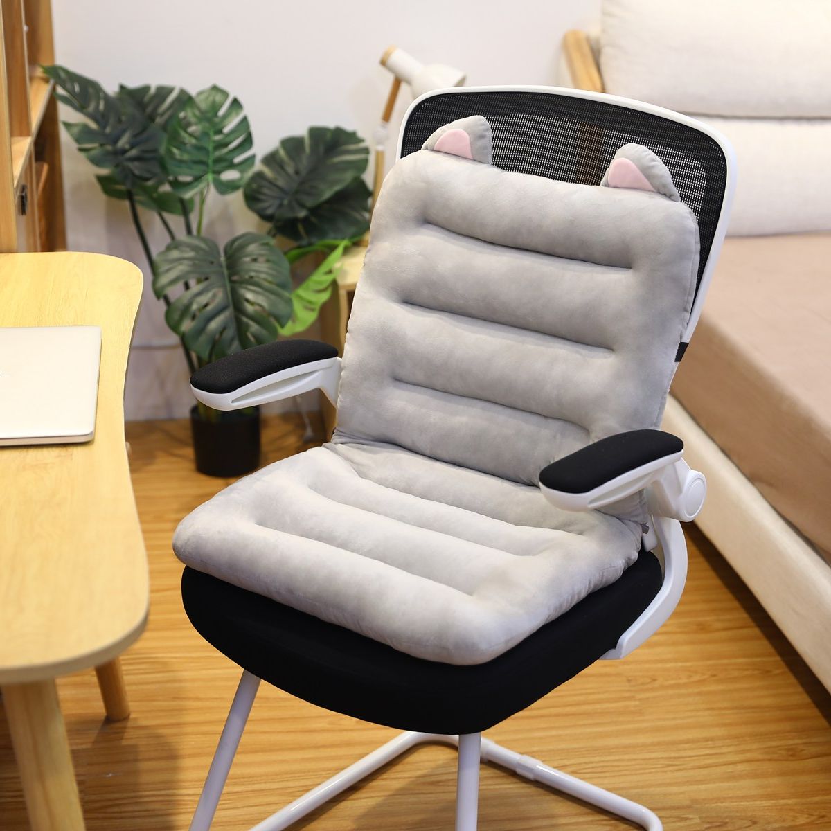 Cojín de asiento ortopédico ErgoRelief para alivio de presión y comodidad para espalda y cóccix