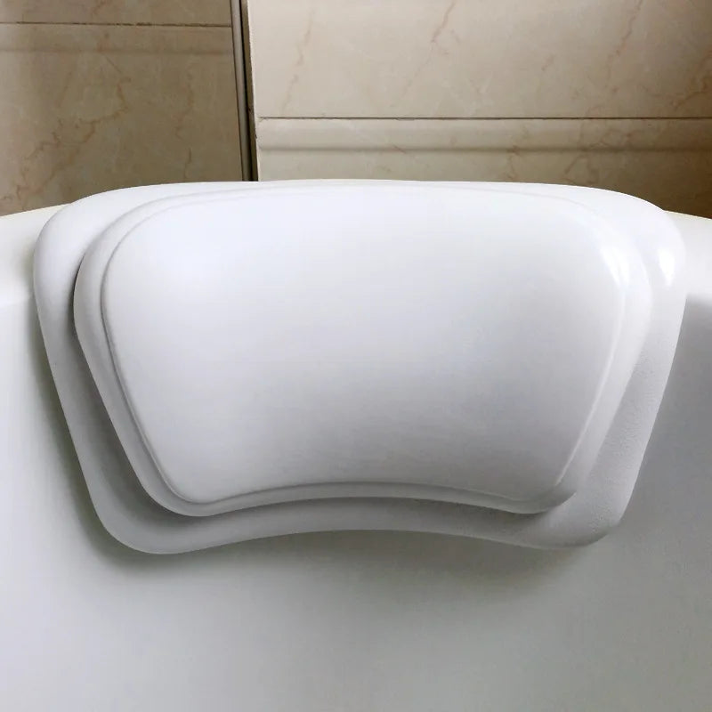 Cojín de baño antideslizante HydroLuxe con espuma de silicona y funda de PU