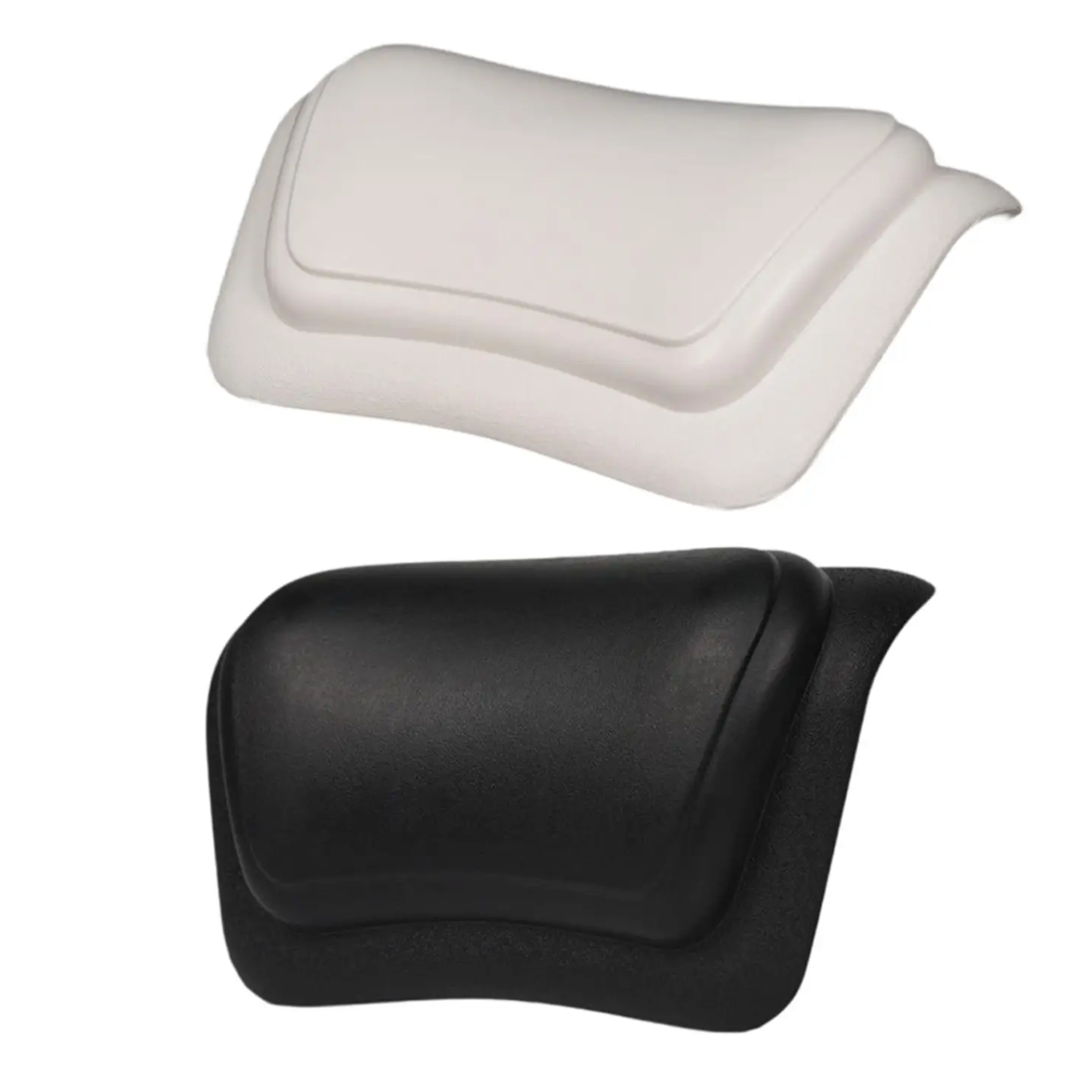 Cojín de baño antideslizante HydroLuxe con espuma de silicona y funda de PU