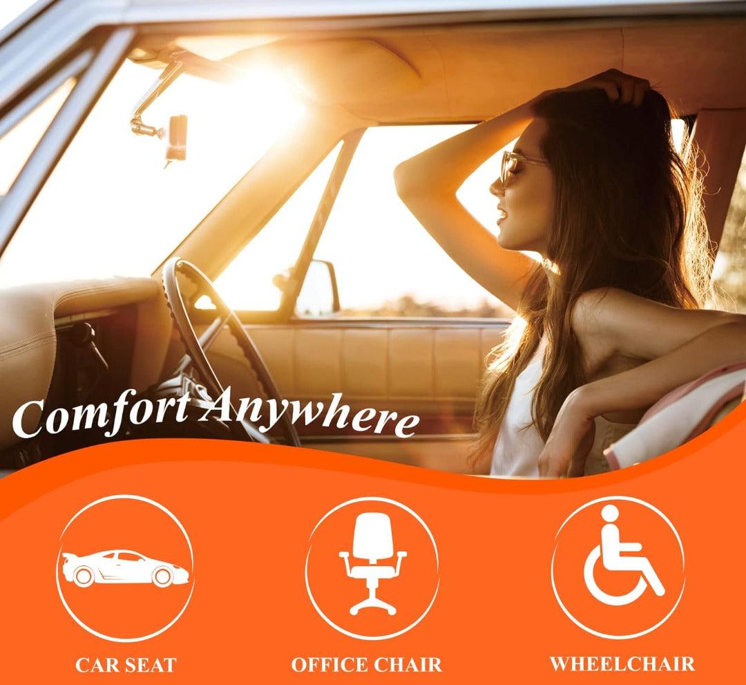 Cojín de espuma viscoelástica para asiento de coche