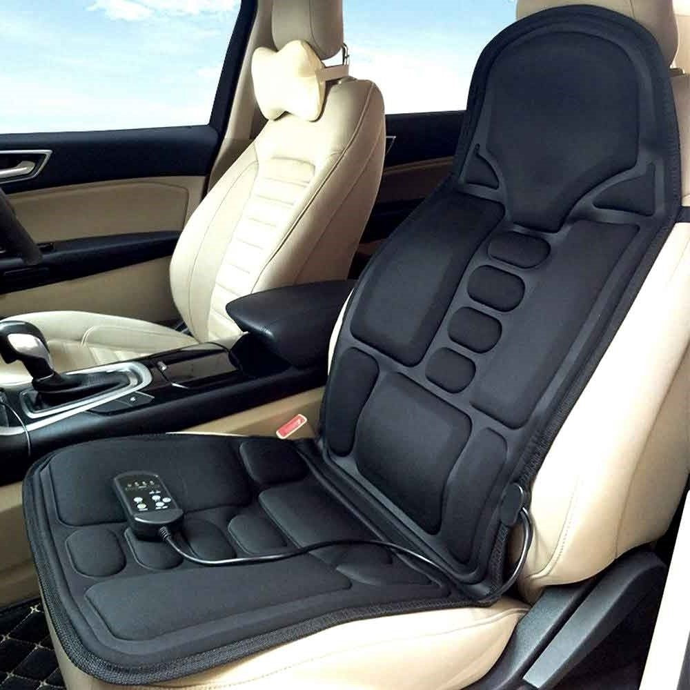 Cojín de masaje con calor de 8 modos para espalda, cuello y cuerpo completo – Perfecto para coche y hogar