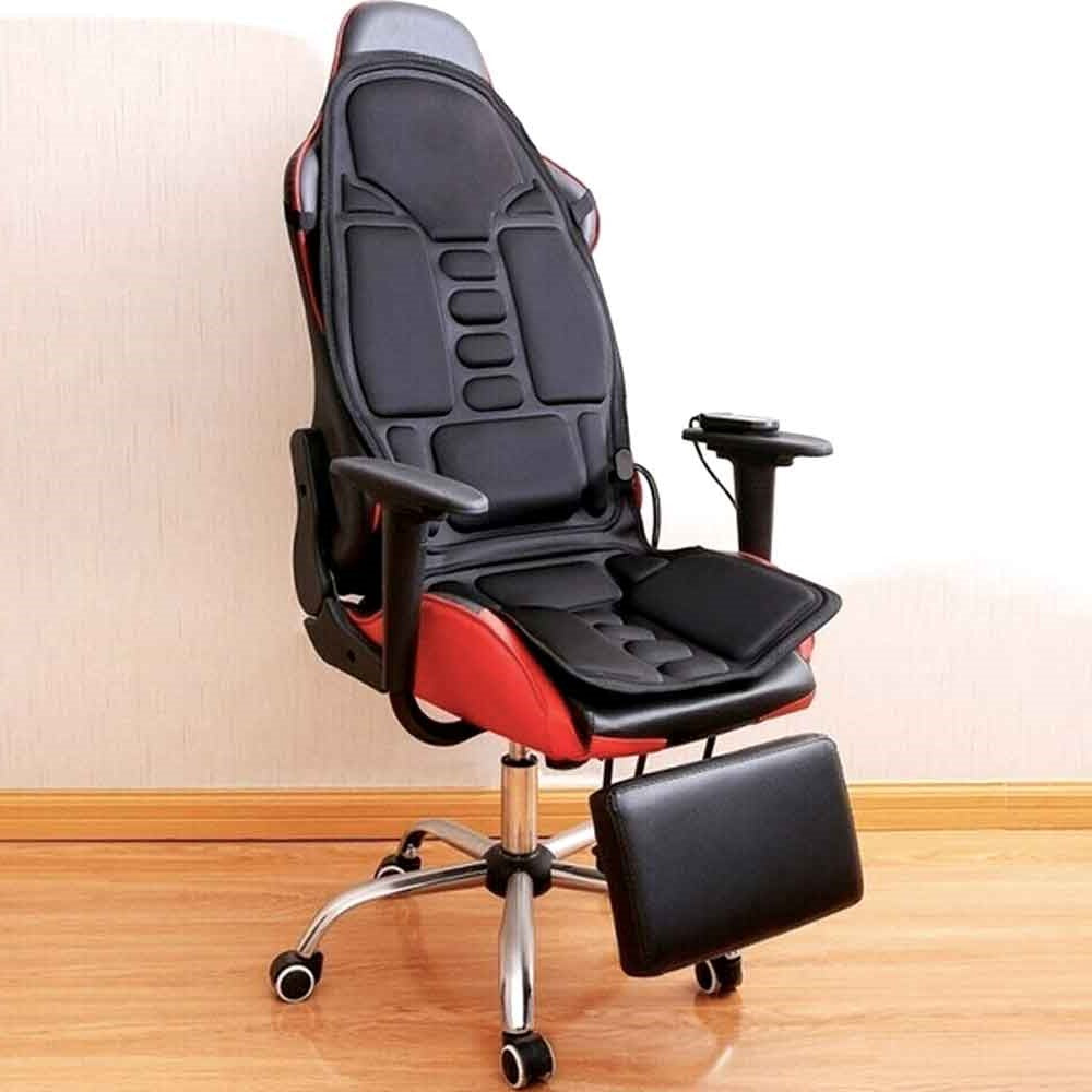 Cojín de masaje con calor de 8 modos para espalda, cuello y cuerpo completo – Perfecto para coche y hogar