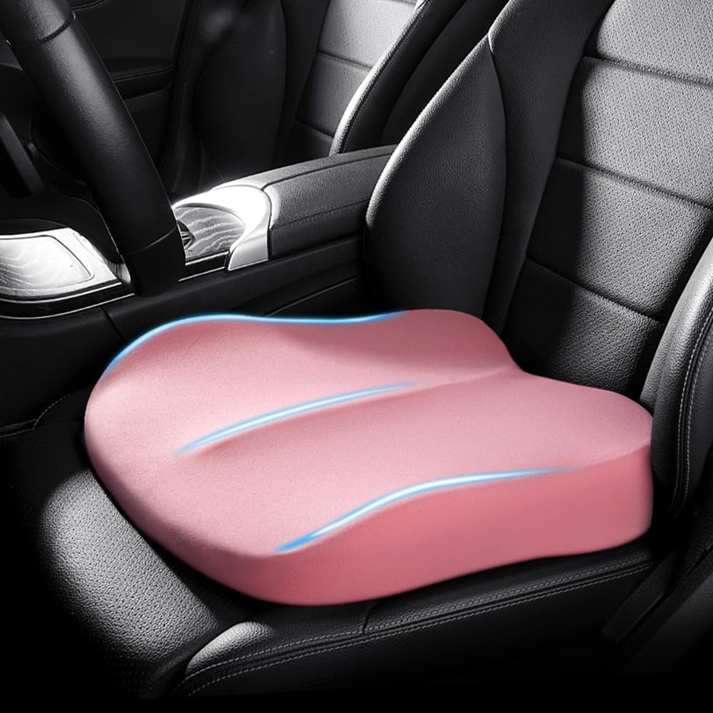 Cojín elevador para coche con espuma viscoelástica – Alzador ergonómico de asiento