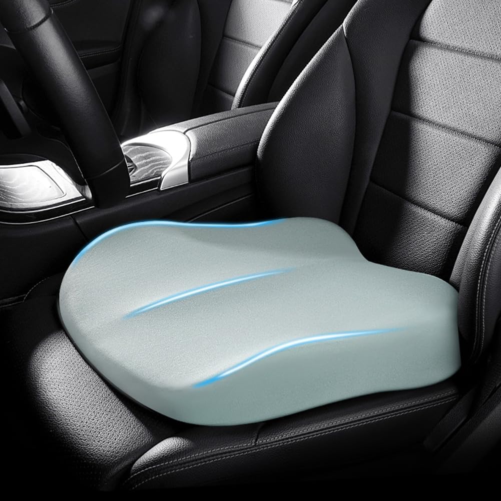 Cojín elevador para coche con espuma viscoelástica – Alzador ergonómico de asiento