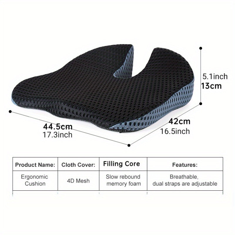 Cojín ergonómico Triacomfort con forma triangular y espuma viscoelástica