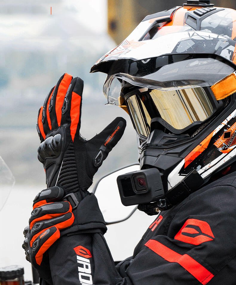 COLDARMOR – Guantes impermeables de invierno para moto con protección aislante