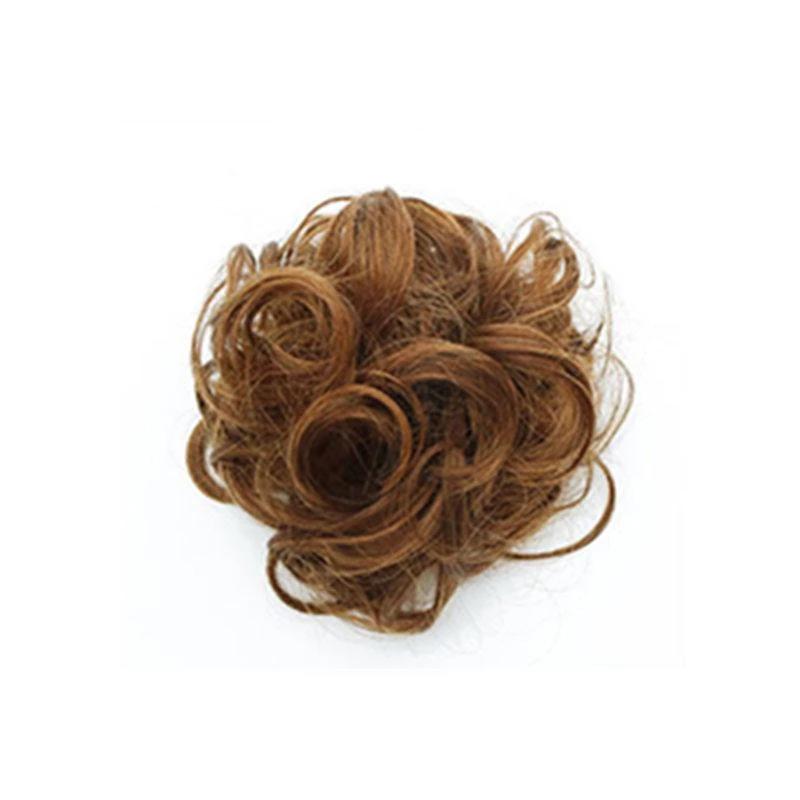 Coletero con moño postizo de pelo artificial