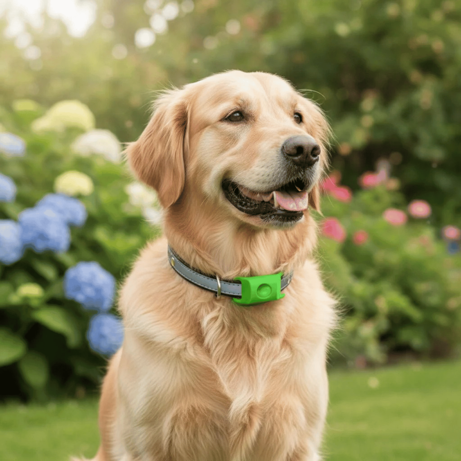 Collar antiparasitario impermeable para perros y gatos