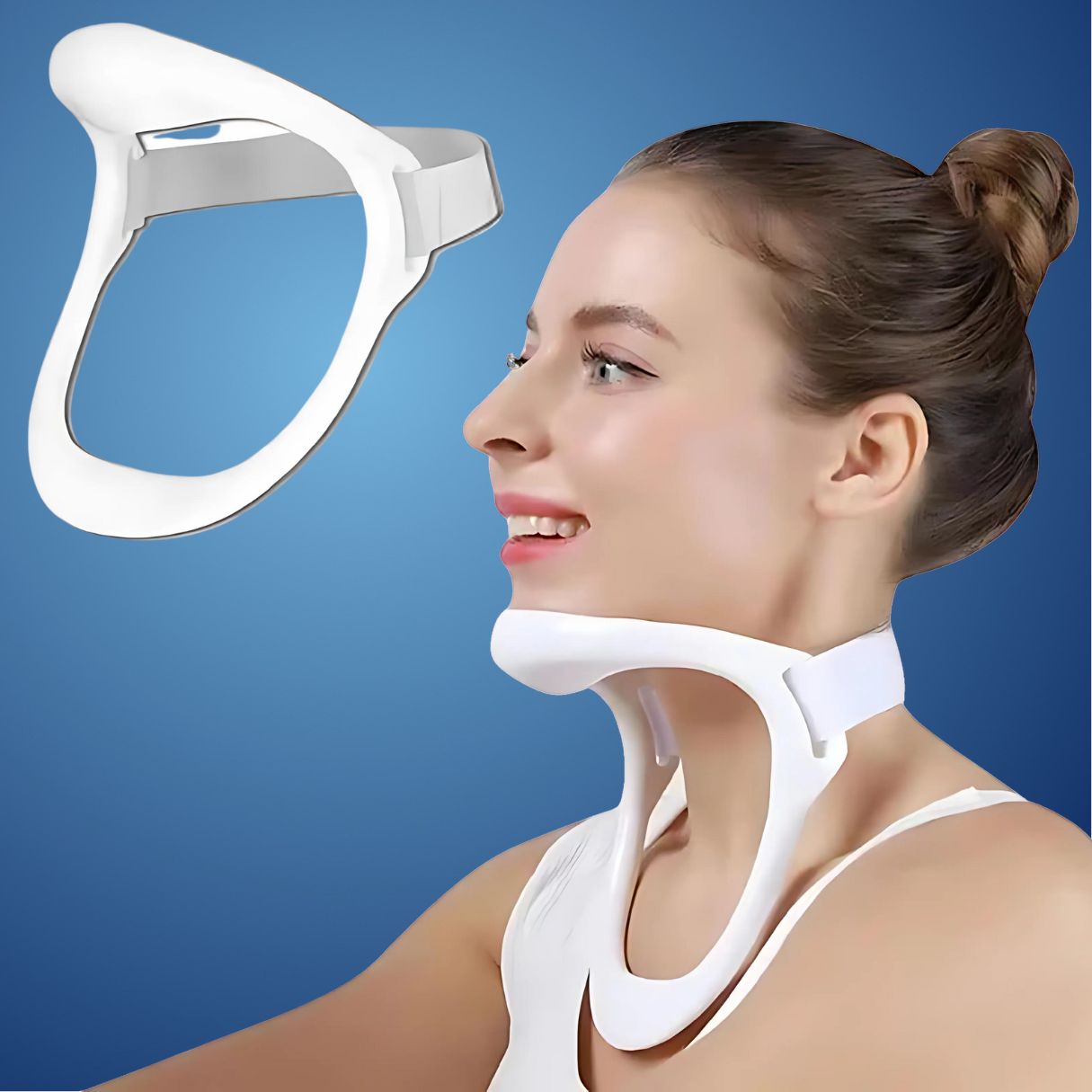 Collarín cervical PostureAlign para corrección de postura y alivio del dolor de cuello
