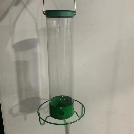 Comedero para pájaros metálico antiardillas colgante para exterior