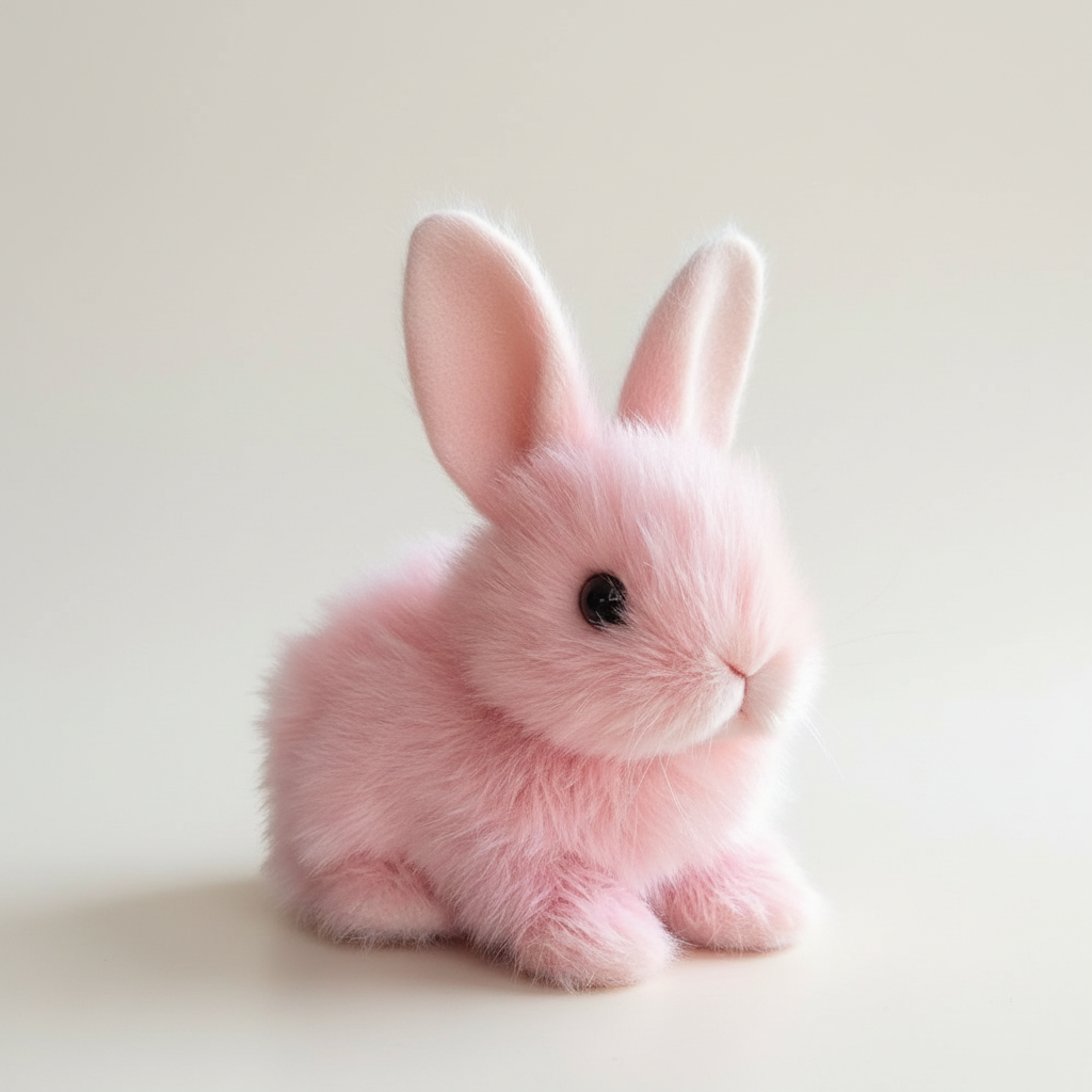 Conejito de peluche interactivo realista que salta para niños