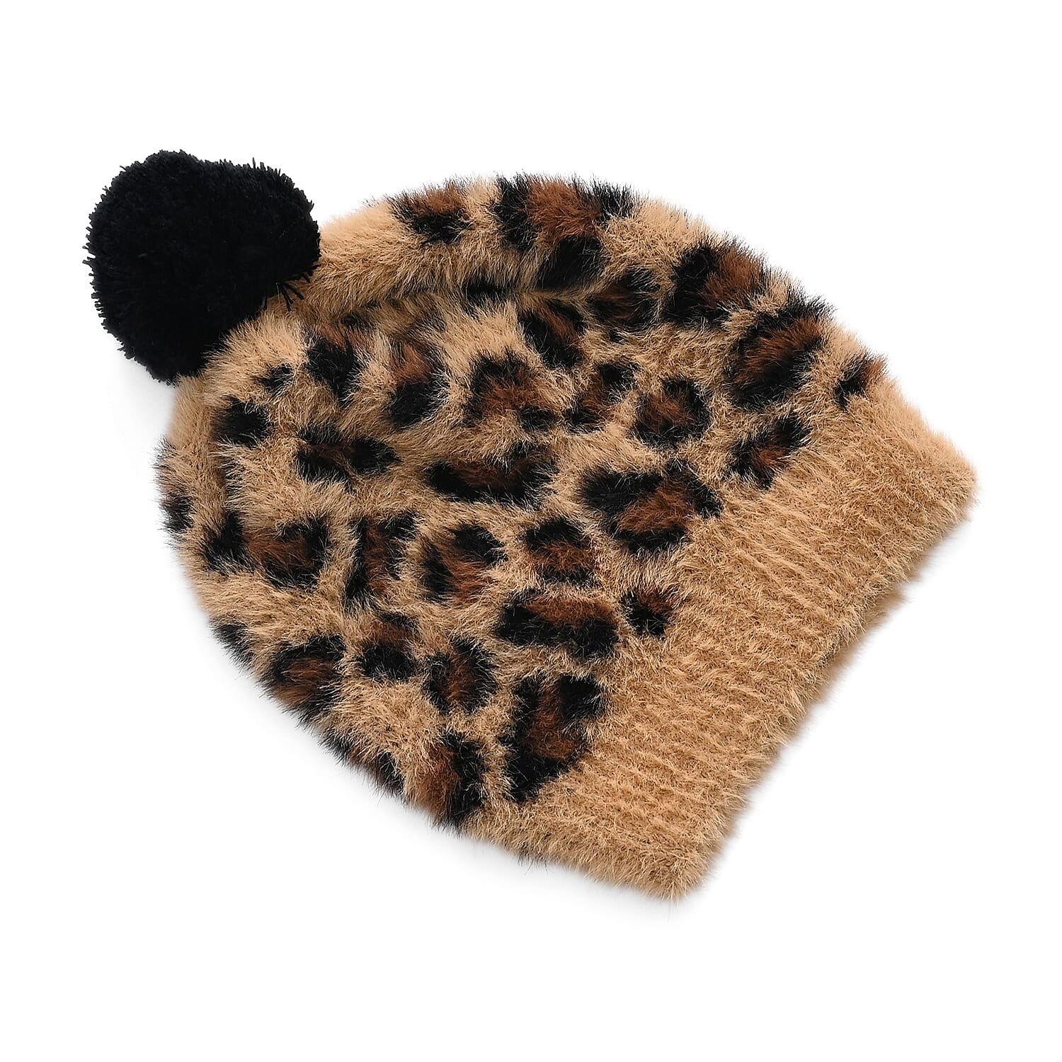 Conjunto de bufanda y gorro con estampado de leopardo para mujer Styled By – Accesorios de invierno de 2 piezas