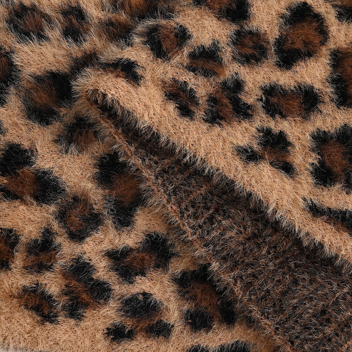 Conjunto de bufanda y gorro con estampado de leopardo para mujer Styled By – Accesorios de invierno de 2 piezas