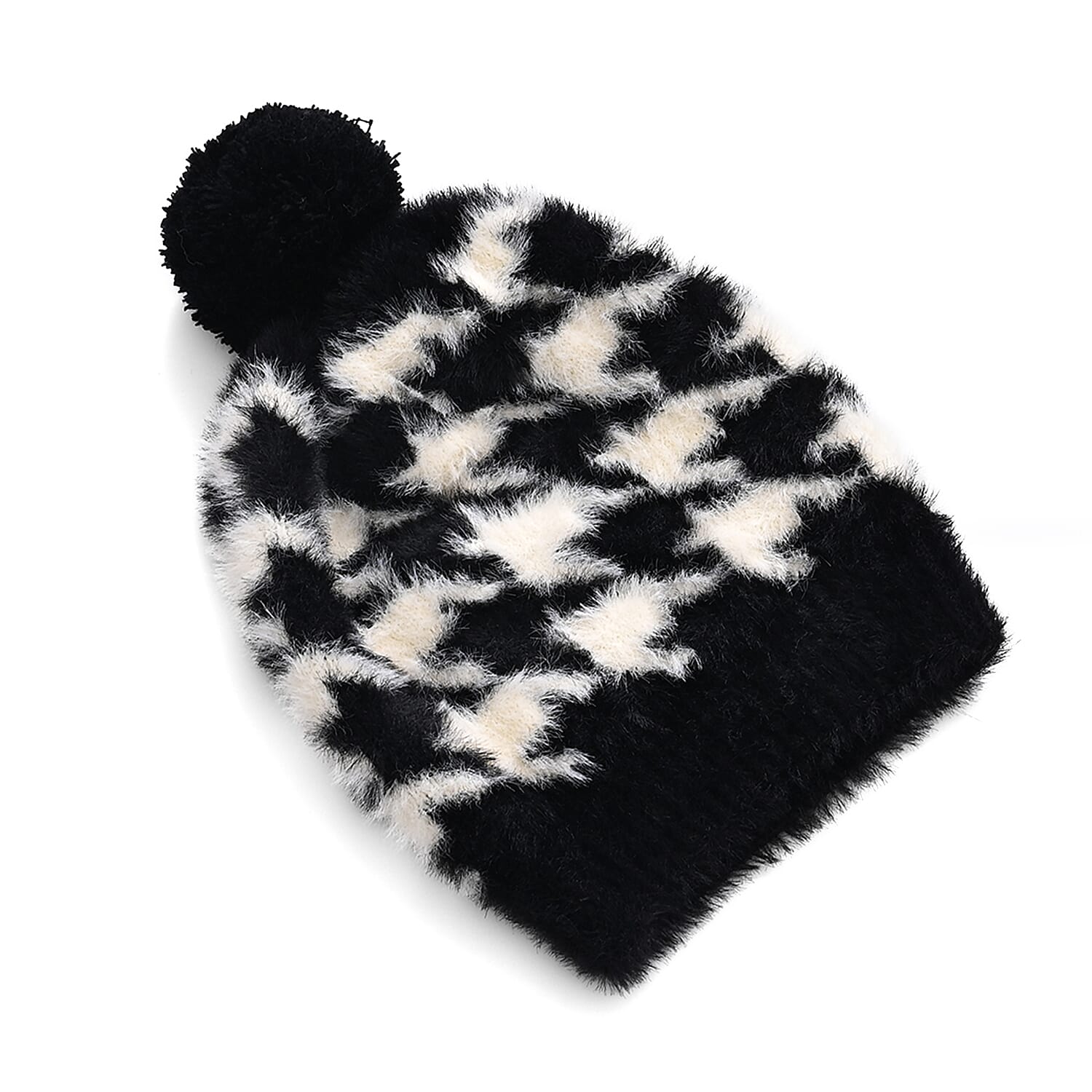 Conjunto de bufanda y gorro con estampado de leopardo para mujer Styled By – Accesorios de invierno de 2 piezas