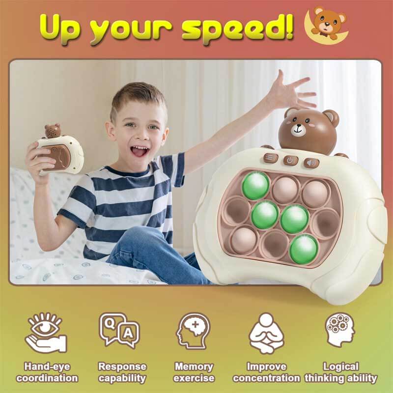 Consola de juego fidget de pulsar rápido para niños