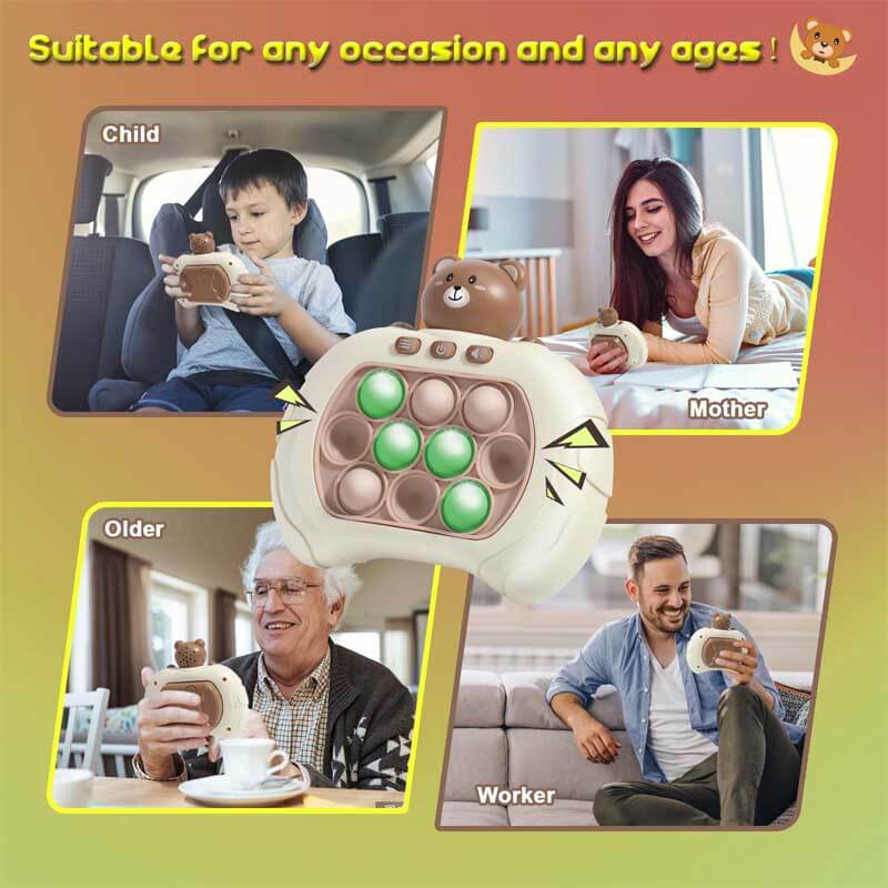 Consola de juego fidget de pulsar rápido para niños