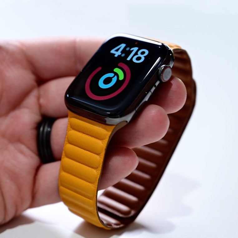 Correa Leather Link para Apple Watch Kerrin con cierre magnético