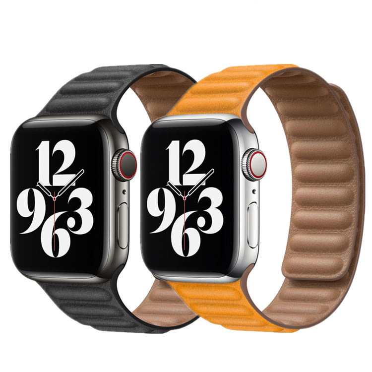 Correa Leather Link para Apple Watch Kerrin con cierre magnético