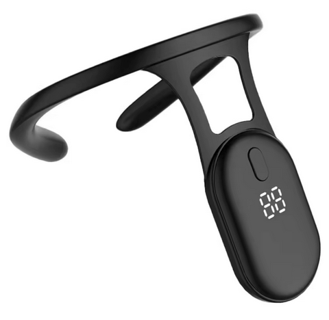 Corrector de postura universal con vibraciones para la columna vertebral