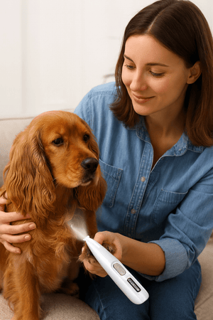Cortapelos ultrasilencioso para mascotas sensibles
