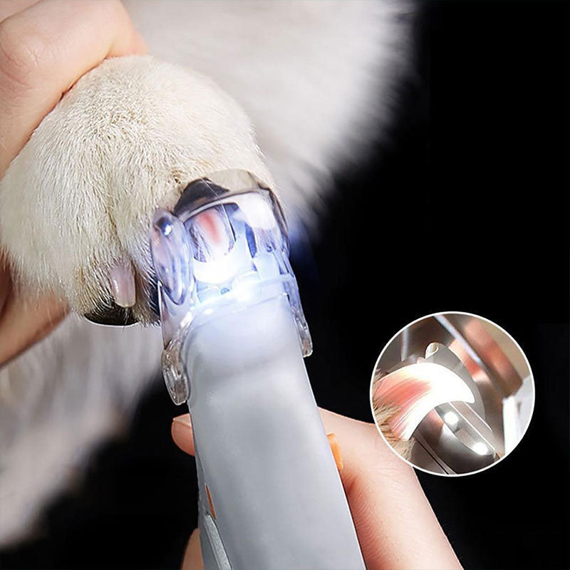 Cortaúñas para perros con sensor de seguridad luminoso