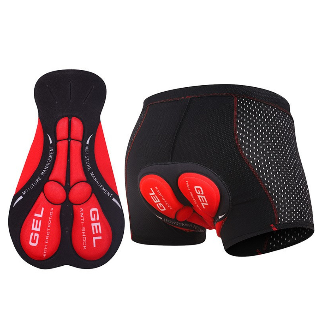 Culotte ciclismo para mujer y hombre | Pantalón corto bicicleta con almohadilla de gel | Ropa interior acolchada ciclism