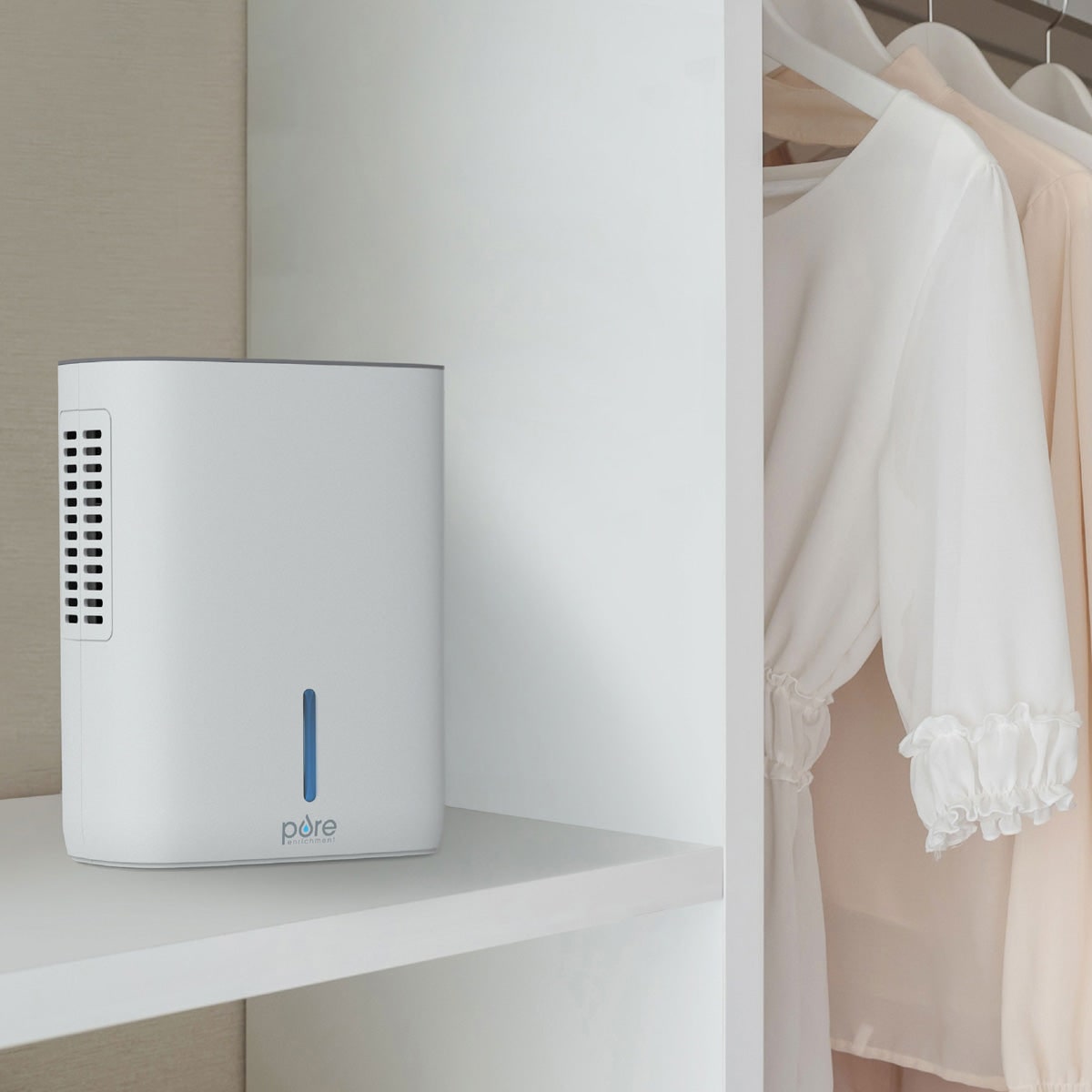 Deshumidificador portátil con temporizador para sótano, cámara sanitaria y baño con purificador de aire