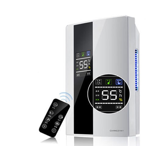 Deshumidificador portátil para sótano, cámara sanitaria y casa con pantalla LED digital