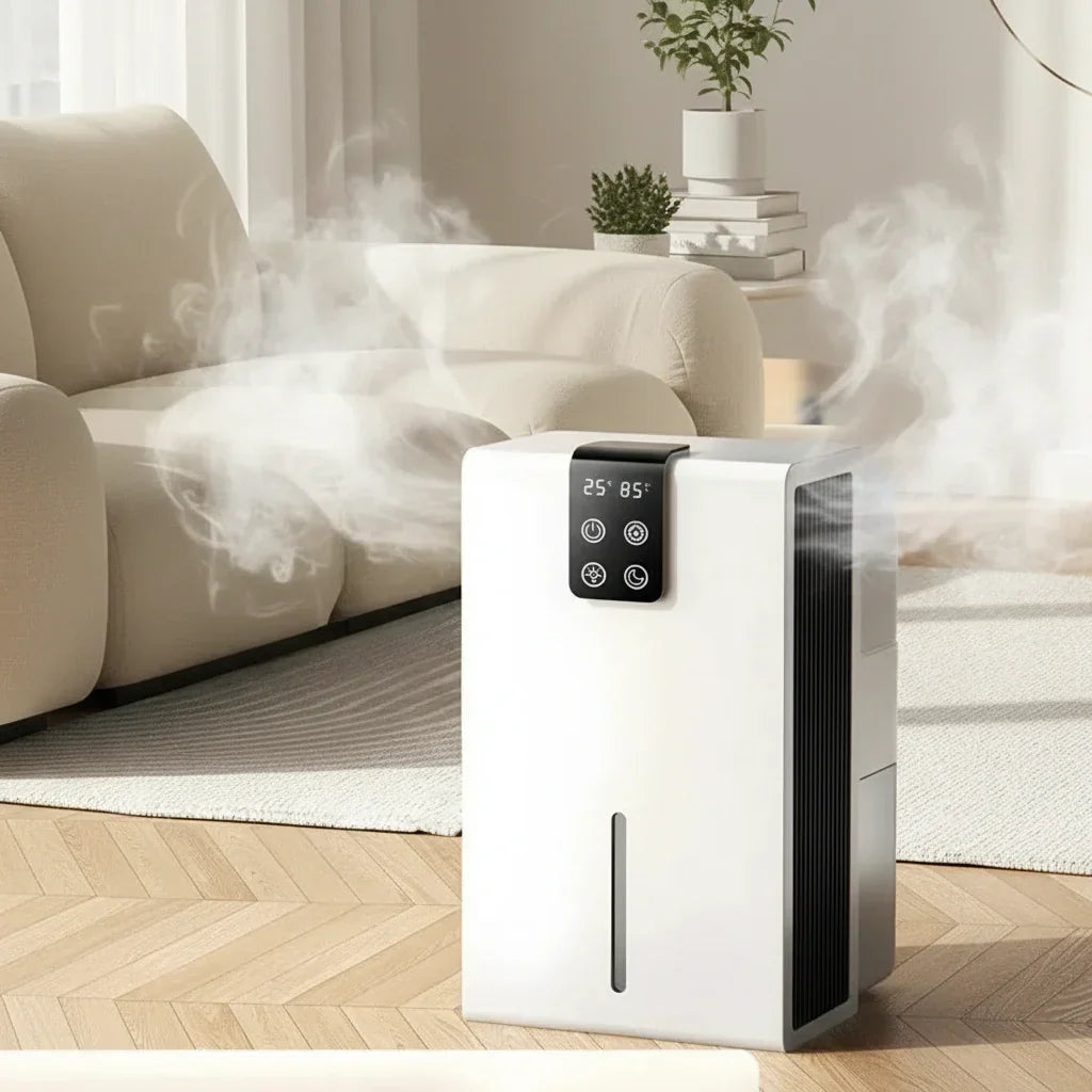 Deshumidificador silencioso para dormitorio, sótano y salón